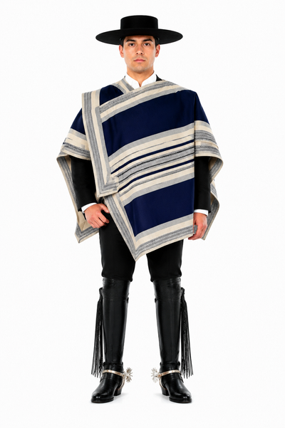 Azul lineas blanca / Talla 6-8