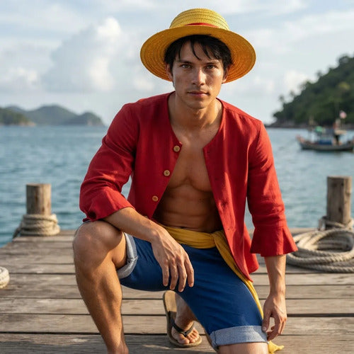 Disfraz Luffy One Piece adulto