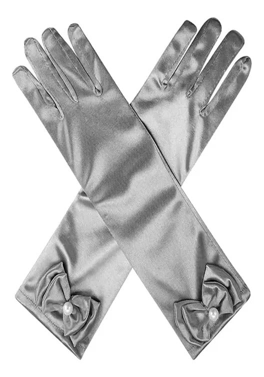 Guantes princesa gris oscuro