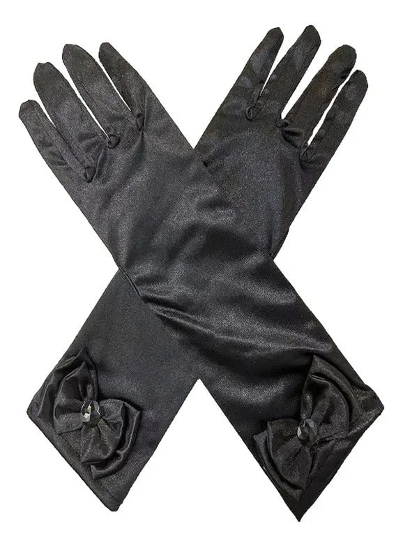 Guantes princesa negro