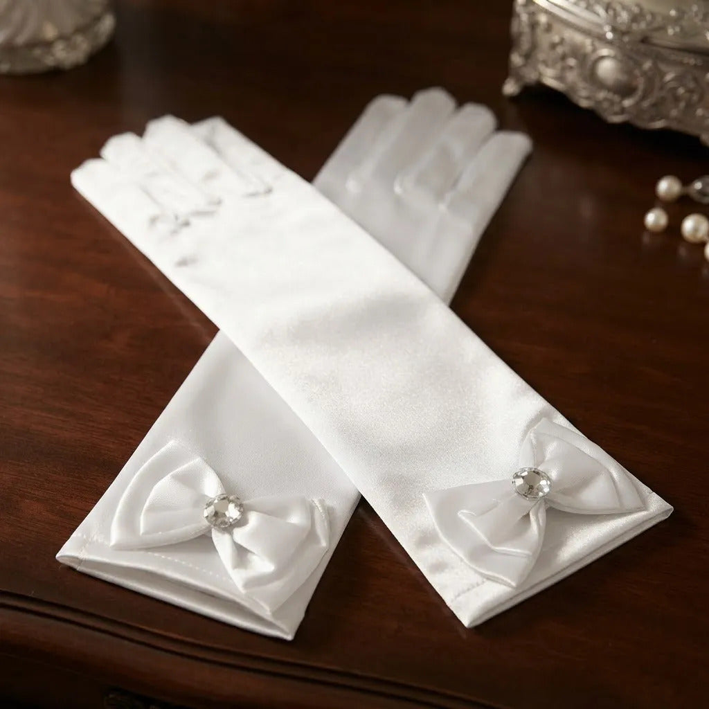 Guantes princesa blanco
