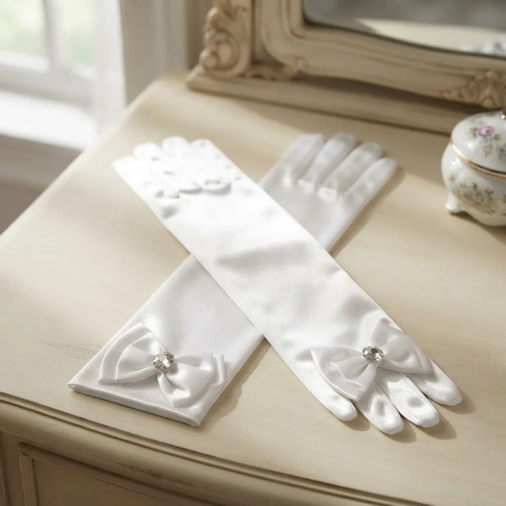 Guantes princesa blanco