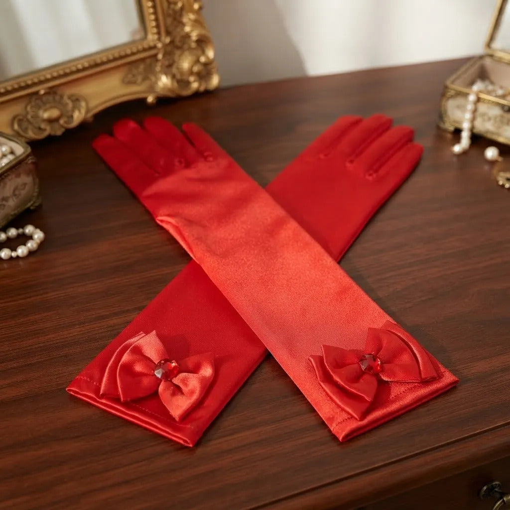 Guantes princesa rojo