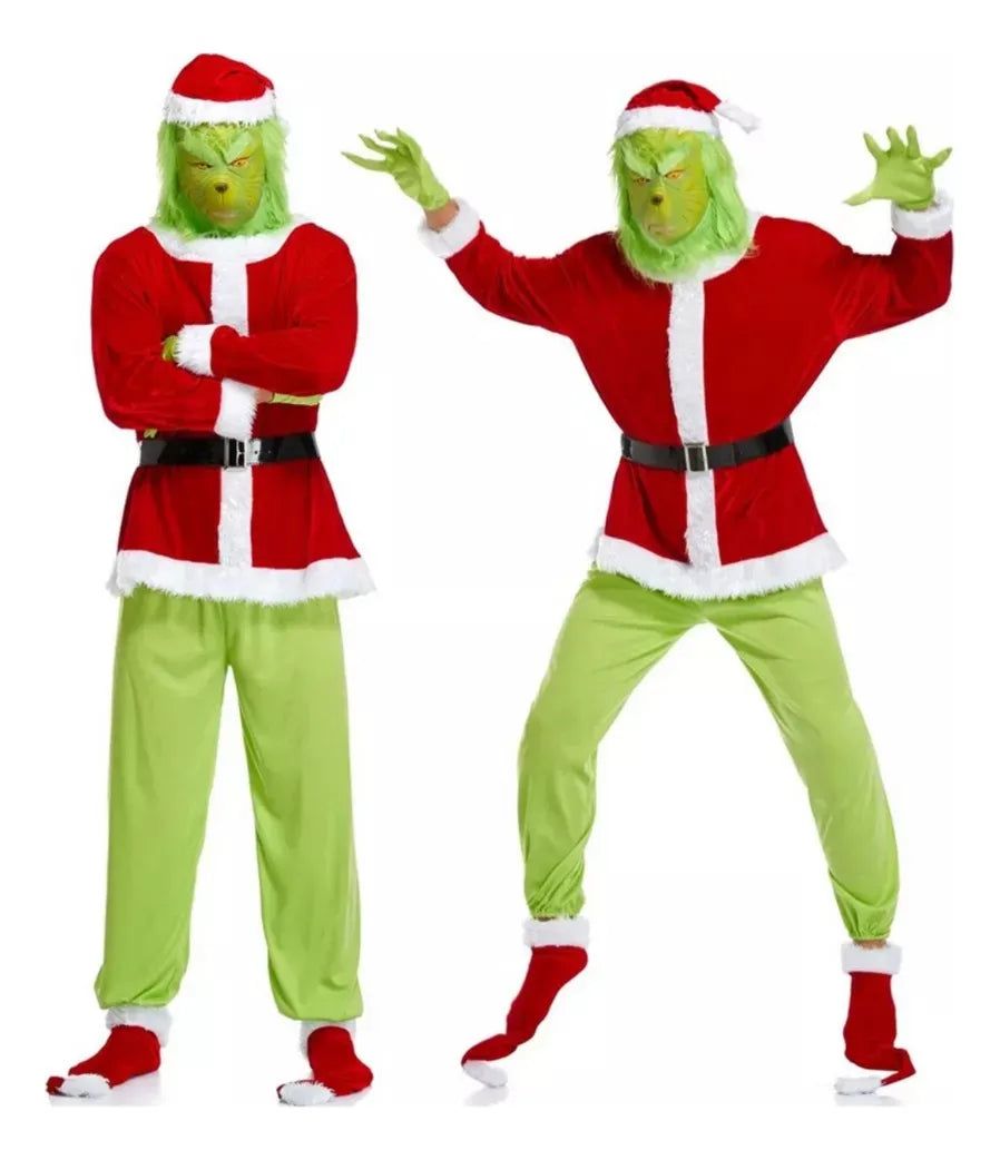 Disfraz De Grinch - Disfraz Navideño De Grinch
