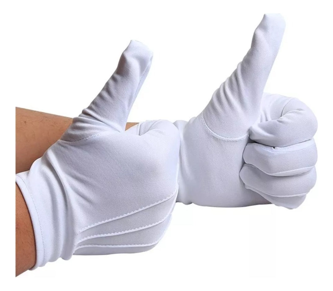 Guantes Blancos Desfile o formal