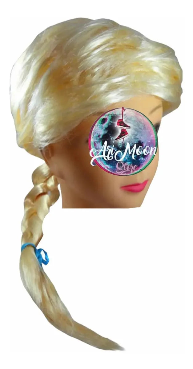 Peluca de Frozen Blanca