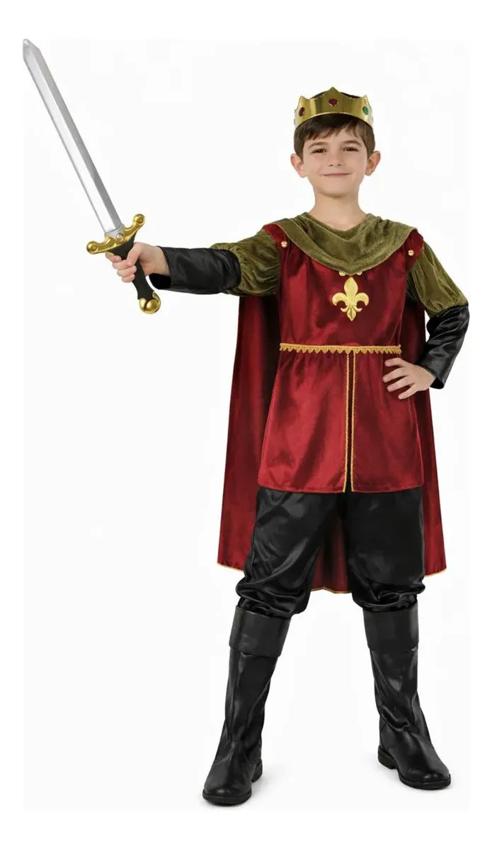 👑 Disfraz de Rey Medieval Niño