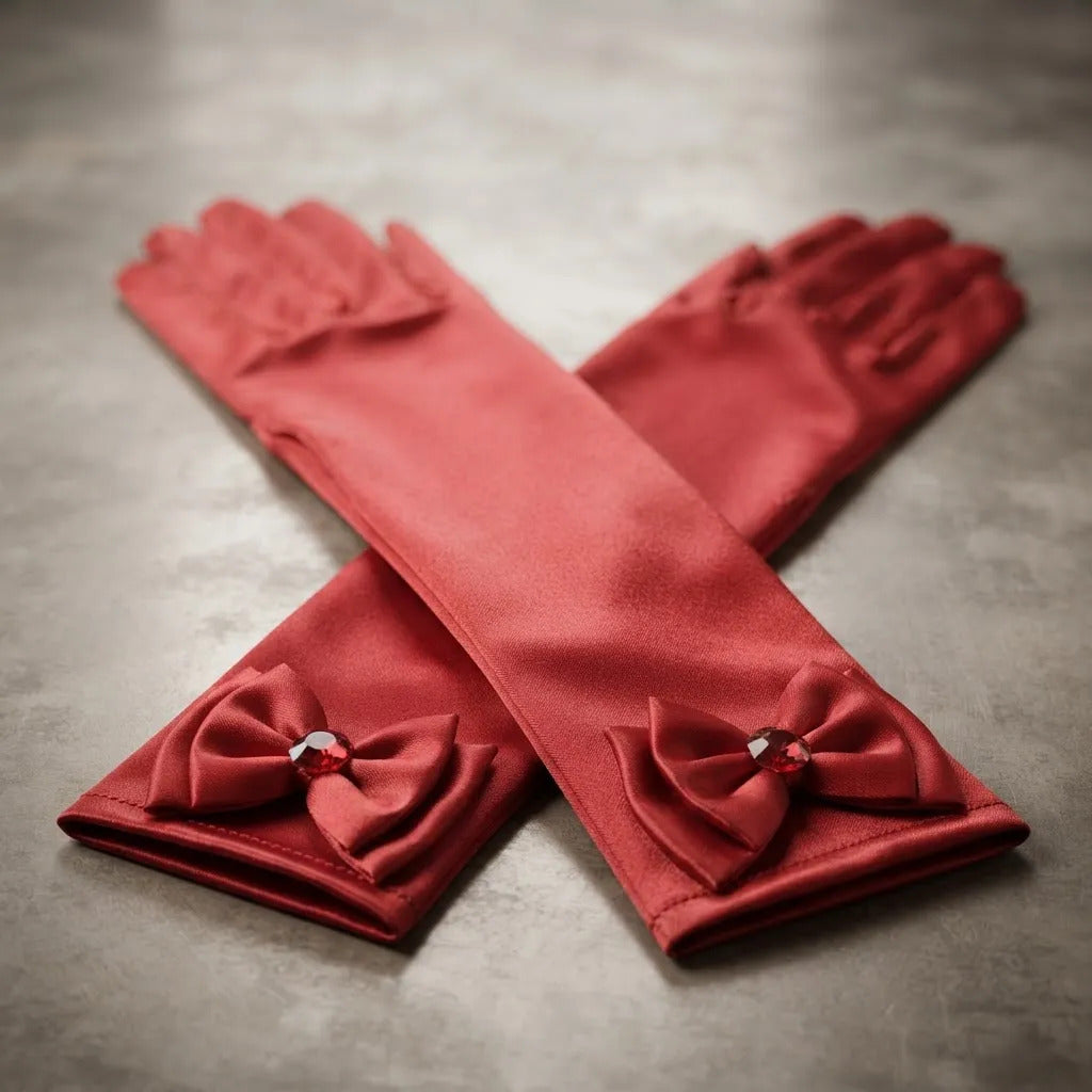 Guantes princesa rojo