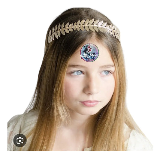 Diadema Griega Metálica Dorada – Estilo Romano