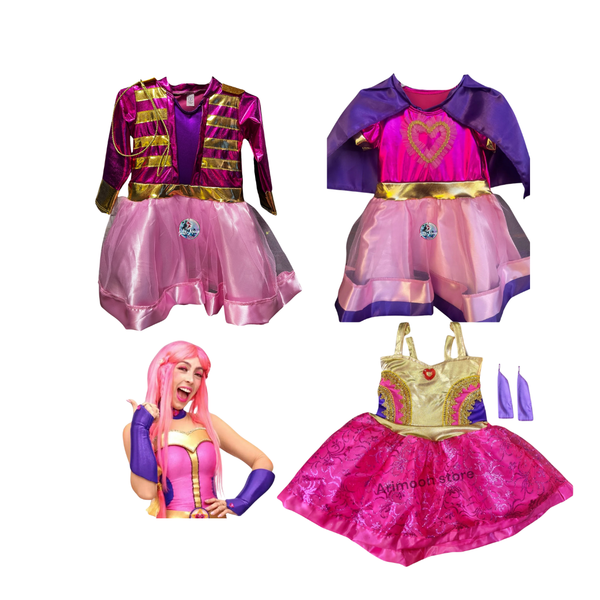 Disfraz Luli Pam Pin  💕 Luli Pam Pin Clasica- Luli Pam Pin corazones - Luli Pam Pin Presentadora