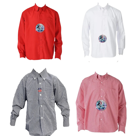 Camisas para traje tipico o bailes tradicionales  -Camisa Roja- Camisa Cuadrille, Camisa blanc