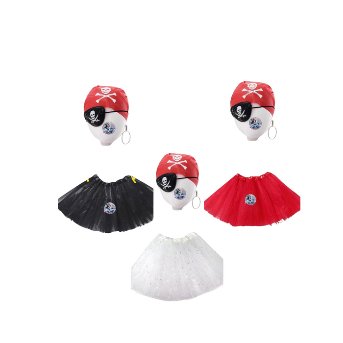 Disfraz de Pirata Set de Pirata  + Tutú - Para Niña o Adulta