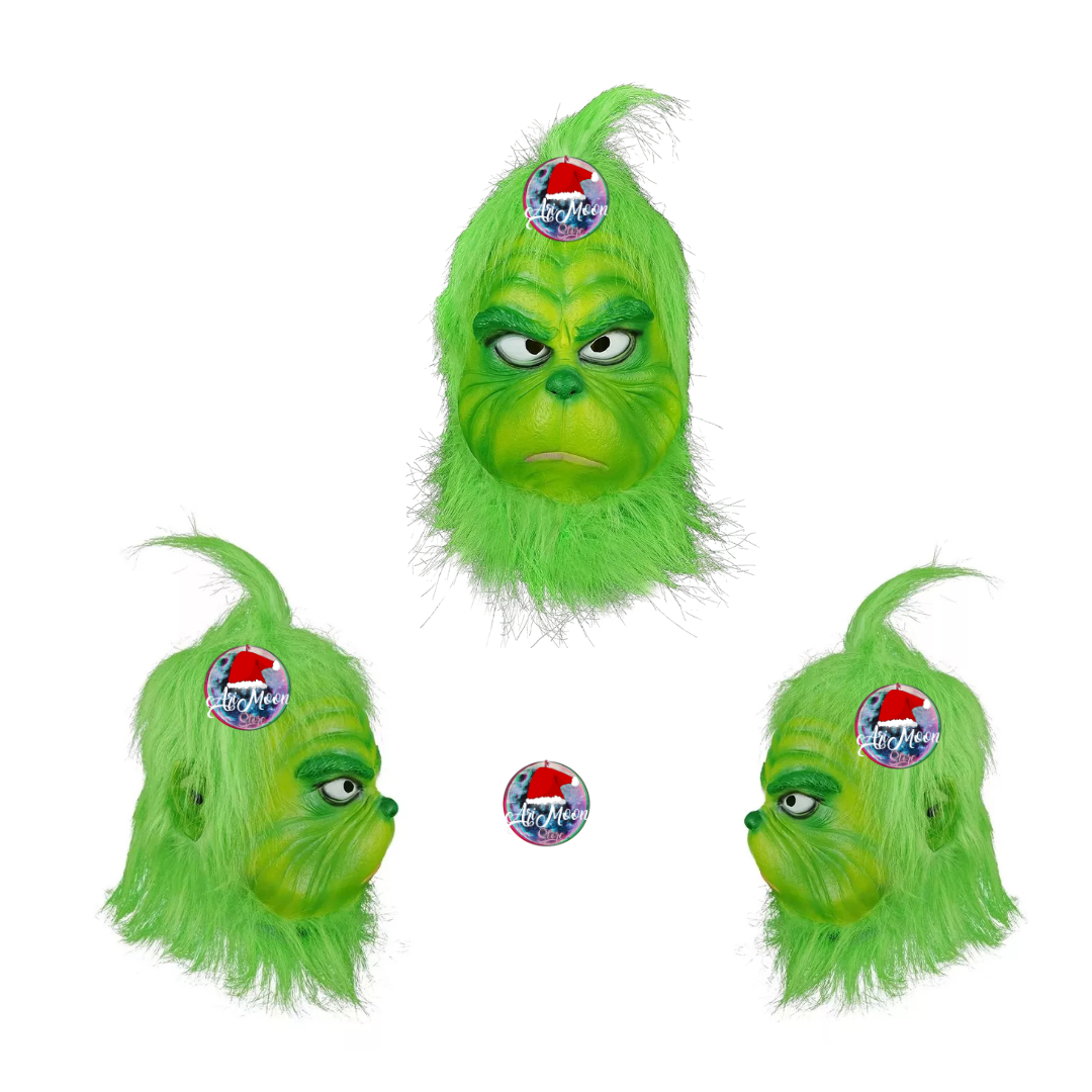 Mascara del Grinch -Mascra de Latex