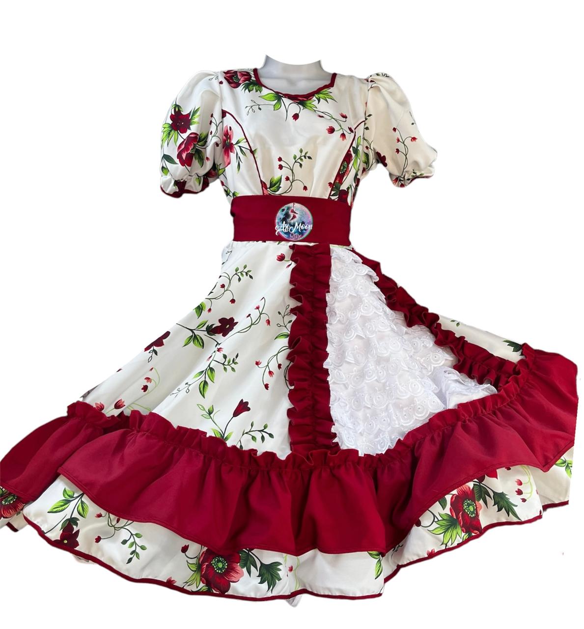 Huasa Elegante Vestido De Cueca Talla 14 Vestido De Huasa China