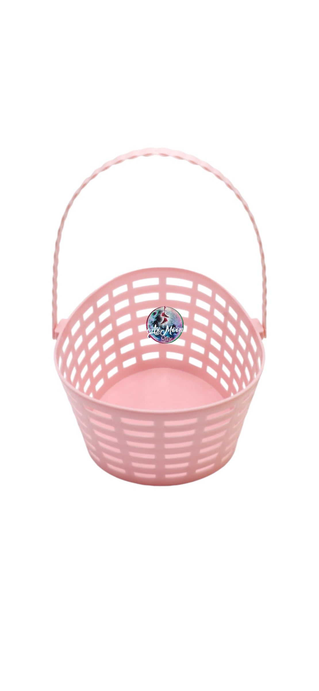 Canasto o Cesta de plástico  para los Huevitos  de Pascua