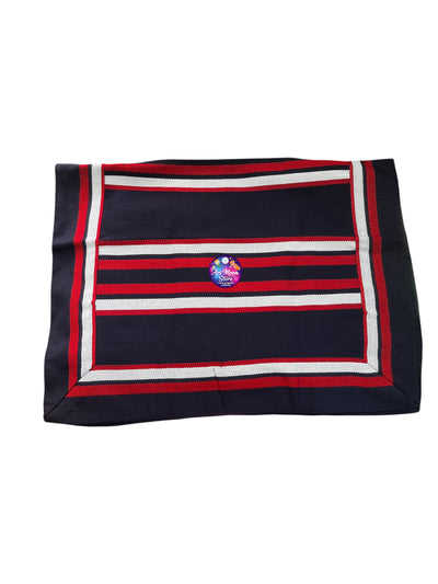 Azul oscuro blanco rojo / Talla 6-8
