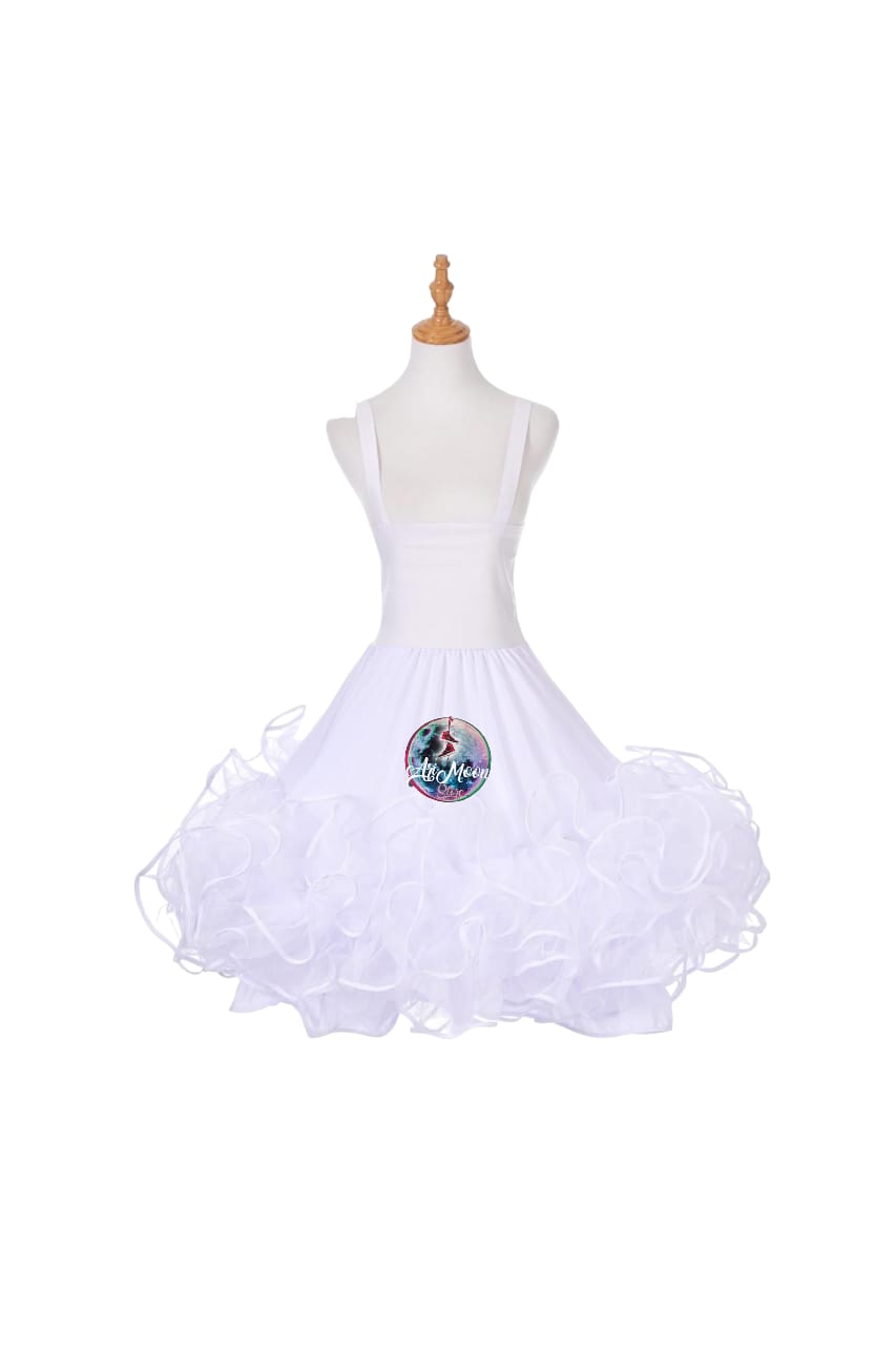 Falso profesional de 8 capas para vestido de huasa niña