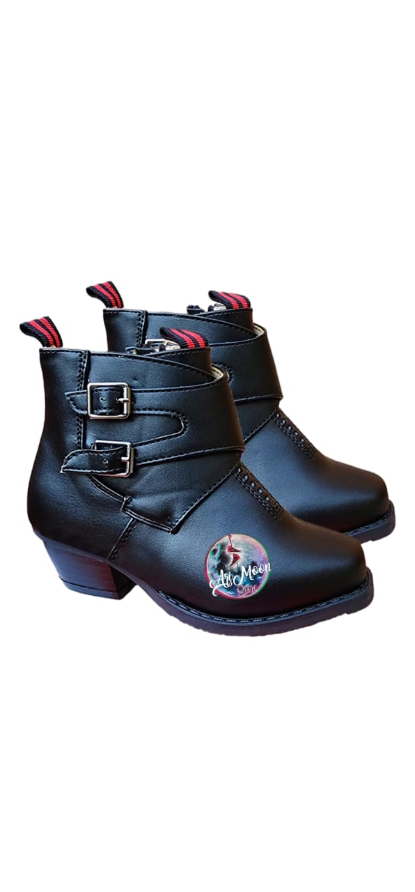 Bota de huaso tradicional cuero para cueca
