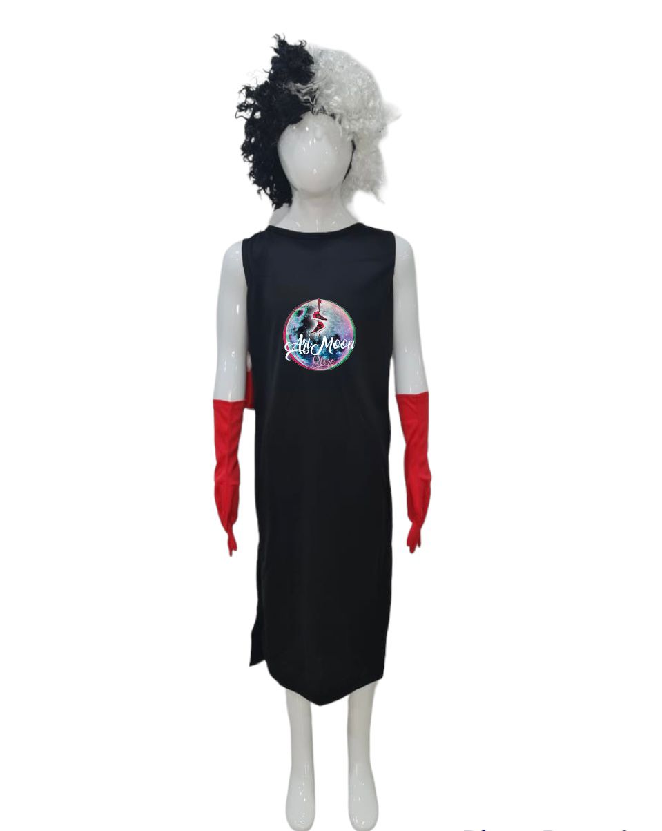 Disfraz de Cruela Con Peluca - 4-6