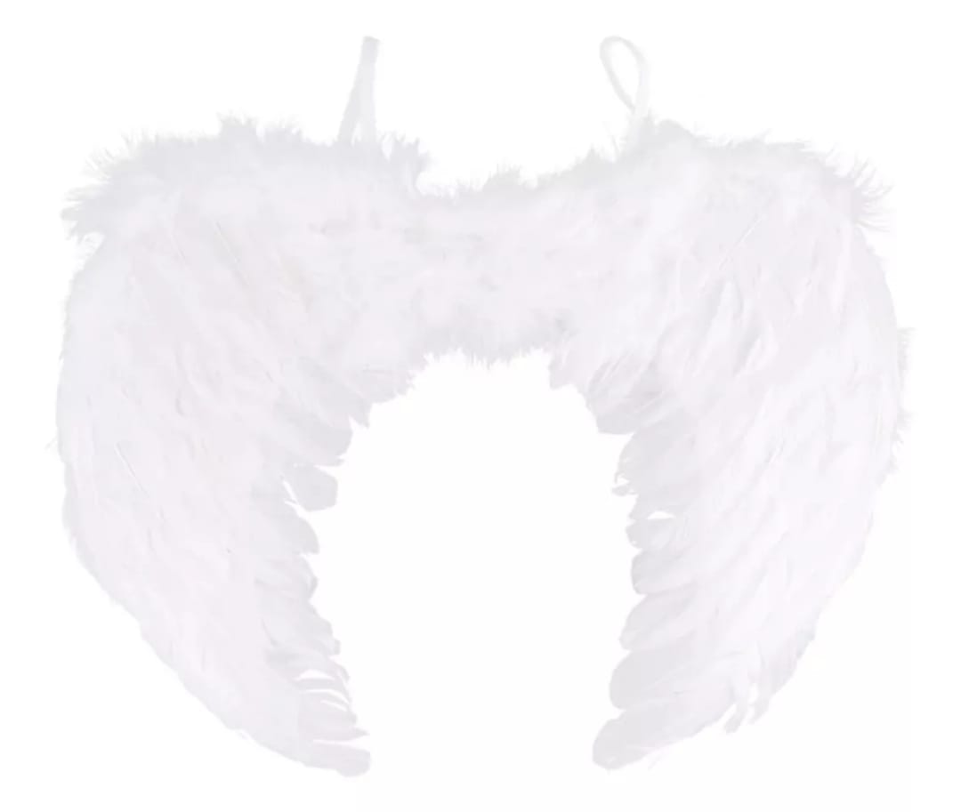 Alas de Pluma - Alas de Angel - Blanca -Roja-Negra