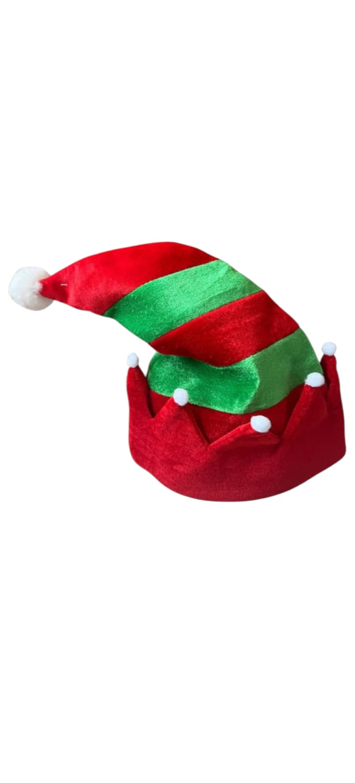 Gorro o Sombrero de Duende o Elfo - rojo