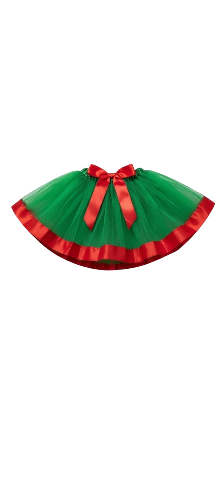 Tutu de Duenda o elfa con cintas rojas