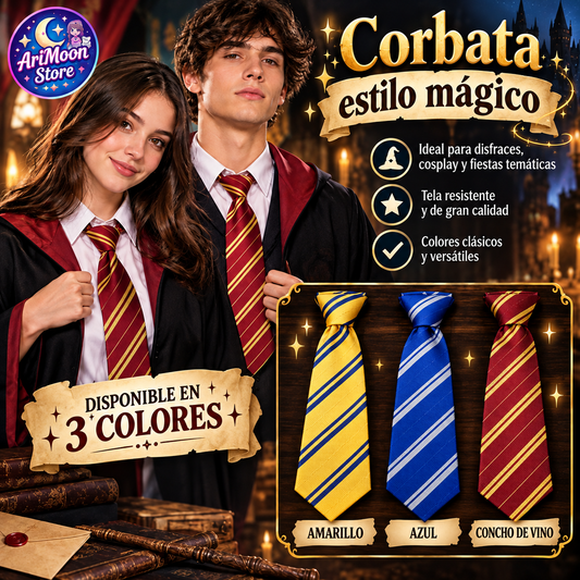 Corbata estilo mágico 3 colores