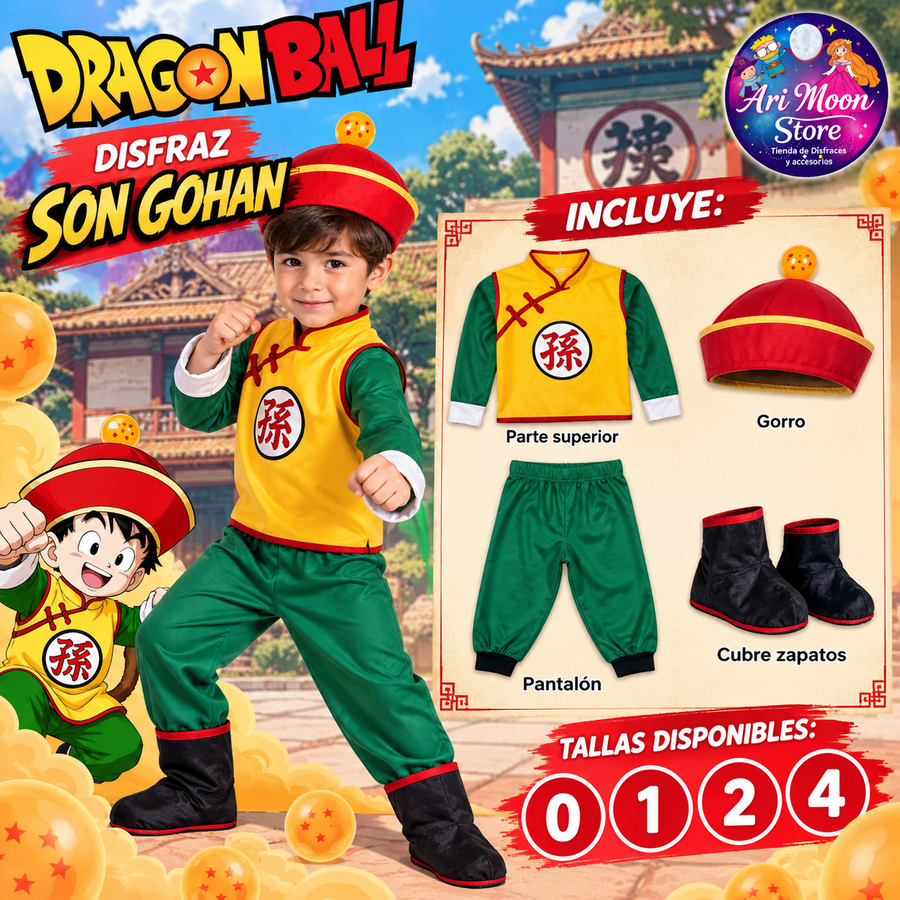 Disfraz Son Gohan Dragon Ball