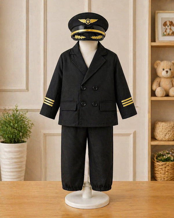 ✈️ Disfraz Capitán o Piloto de Avión para Niños 👨‍✈️