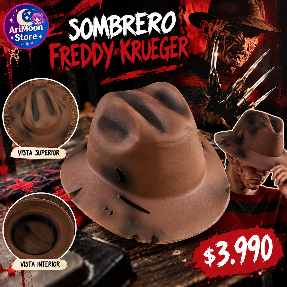 Sombrero Freddy Krueger